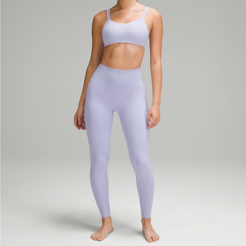 Lululemon Align High Rise Full Length Leggings in size 2, light purple